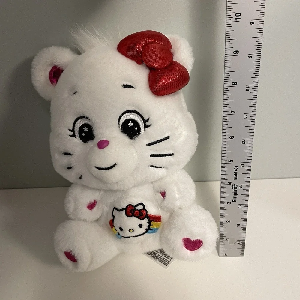 Care‎ Bears x Sanrio Hello Kitty Loves Cheer Bear White 10